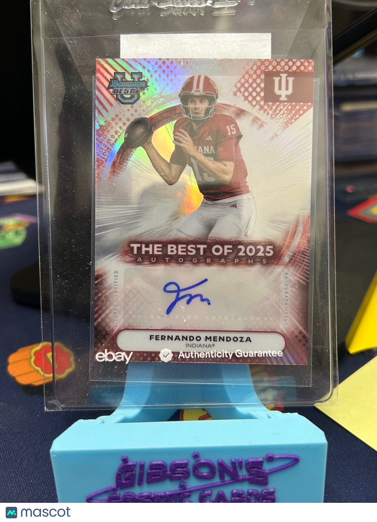 2025 Bowman University Best Football Fernando Mendoza #BOA-FM