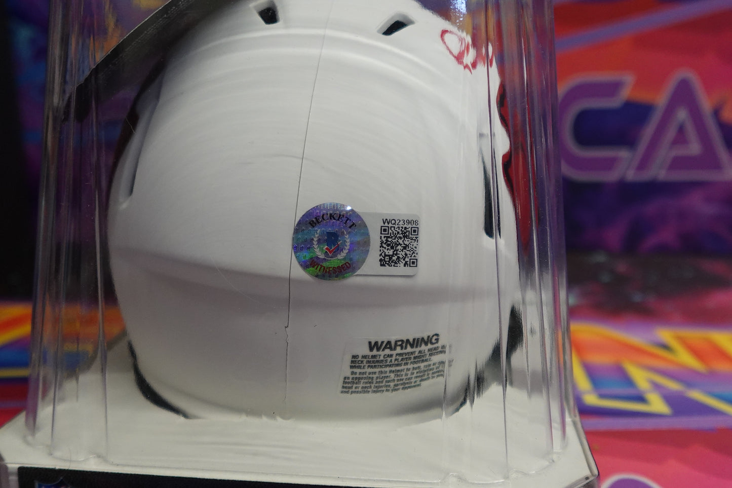 Patrick Mahomes Kansas City Chiefs Signed Football Mini-Helmet Hemlet