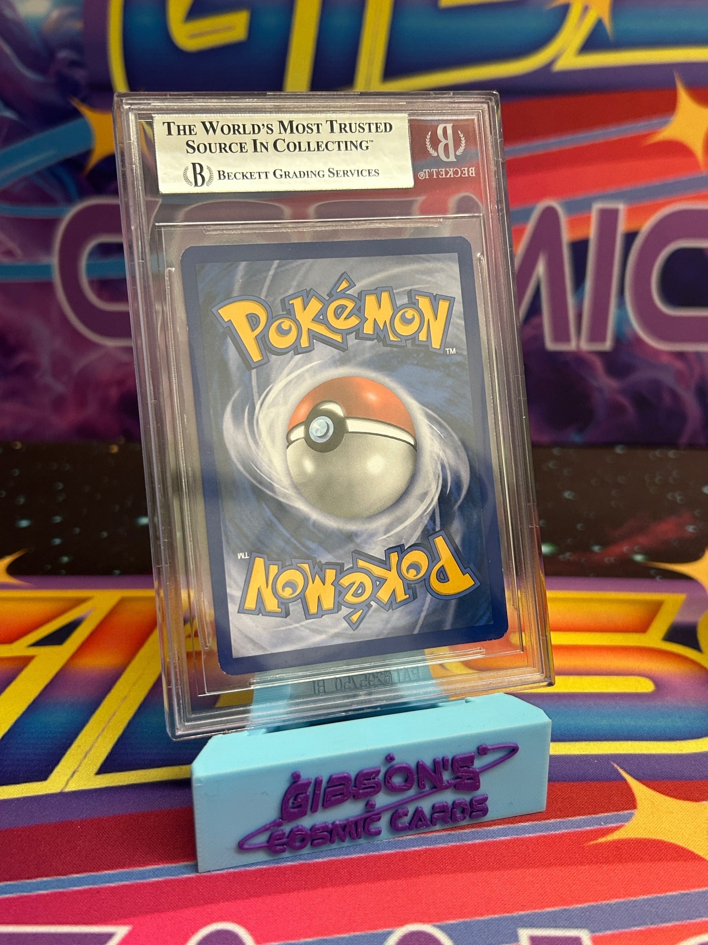 2007 Pokemon Diamond and Pearl Mysterious Treasures Countdown Calendar Promo Happiny P #52 BGS 9